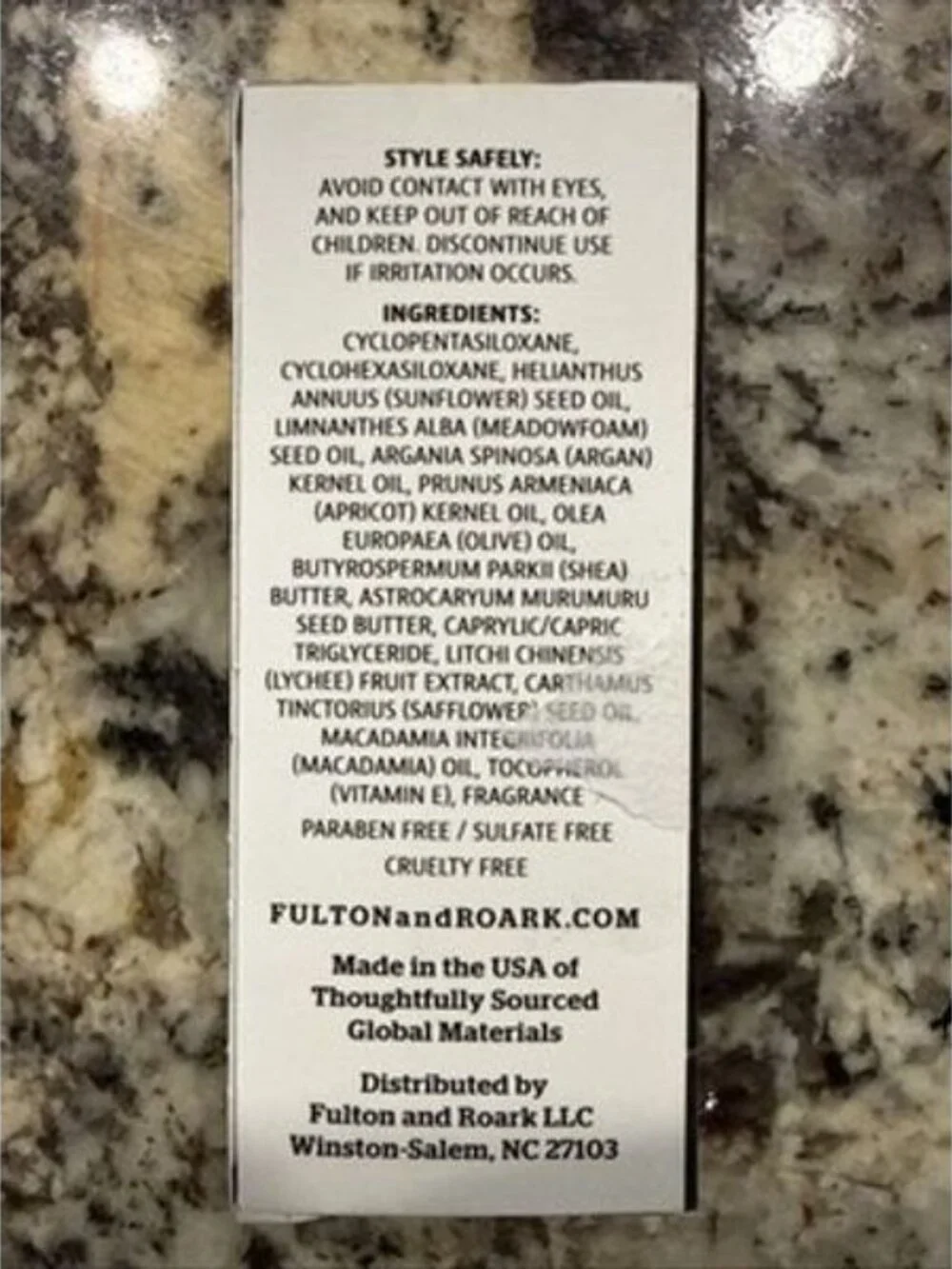 Fulton & Roark Formula 5 Oil - Ramble Fragrance